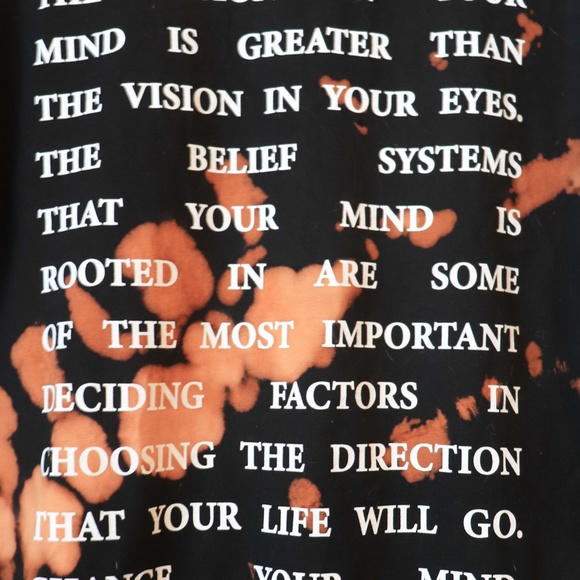 AS Colour 100% Cotton, Solid Black with custom Tie Dye. Size Medium - Picture 4 of 4